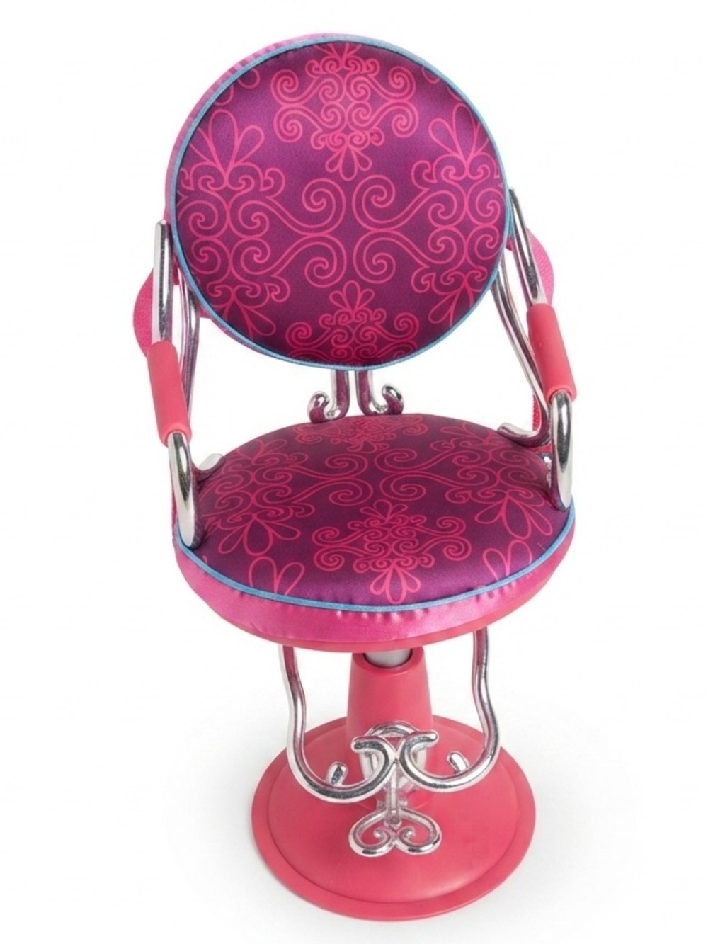 Our Generation Doll Swirl Beauty Salon Chair with Padded Seat-For 18” Dolls